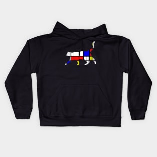 MONDRIAN CAT Kids Hoodie